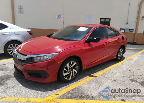 2017 Honda Civic Ex from USA, damaged, VIN 2HGFC2F78HH552372
